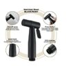 Black Small Compact Bidet Douche shattaf Sprayer with Black Hose 1.5 m Cloth Diaper Sprayer Bathroom Handheld Bidet Toilet Stainless Steel Tap Sp