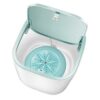 XYZMDJ Mini Washing Machine Automatic Household 3.8L Portable Ultrasonic Turbo Washing Machine Wash Underwear (Color : Pink)