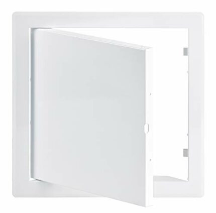 20x20 cm / 8x8 inch White Metal Access Panel - Access Door - Inspection Flap