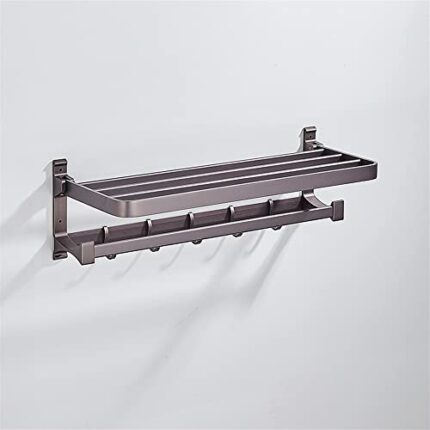 HIGOH Towel Racks, Bathroom Towel Rack Wall Mounted Towel Holder,Bathroom Hardware Aluminum Bathroom Accessories Towel Rack/Bar,Towel Holder,Bath