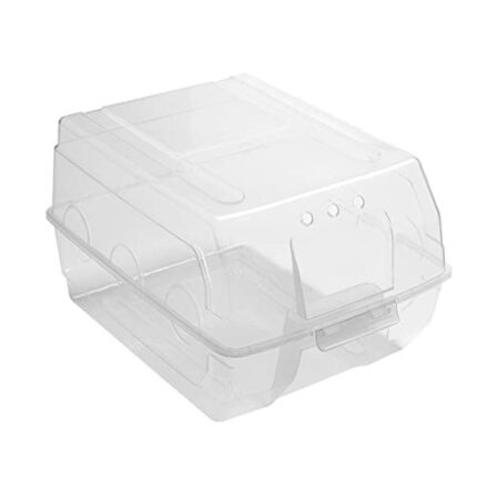 ZTTTD Transparent Shoe Box Storage Box Household Drawer Plastic Shoe Box Dormitory Shoe Storage Box (Color : Argento, Size : 37x28x22cm)