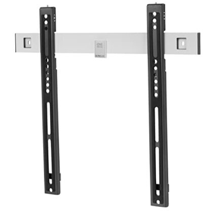 One For All Ultra Slim TV Wall Bracket Mount – Screen size 32- 60" - For All types of TVs – Max Weight 80kgs – VESA 100x100 to 400x400 – Black Wh