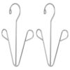 BESPORTBLE Shoes Hangers Shoe Drying Rack Dryer Shoe Holder Shoe Storage Organizer Shoes Hanging Hook Stainless Steel Shoes Hanger 2PCS