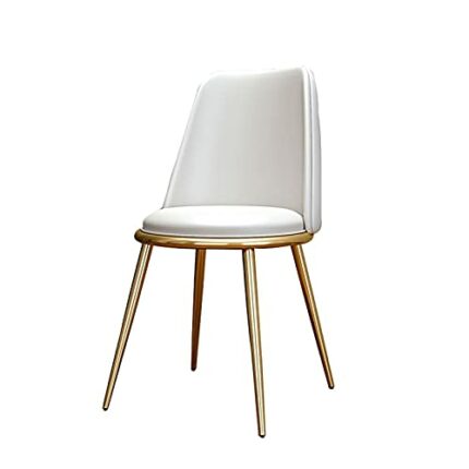 dining chair Kitchen Dining Room Furniture Chairs Water Proof PU Leather Dining Chairs With Metal Legs Soft Cushion Seat And Back For Office Loun