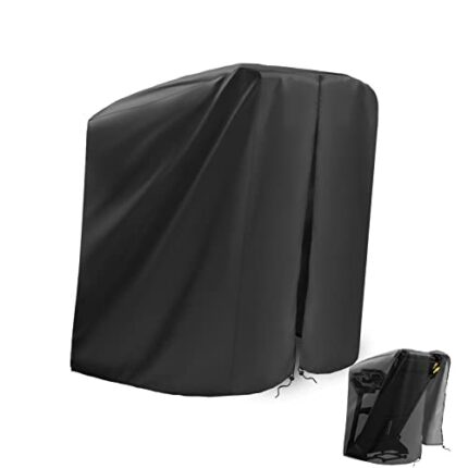 Iptienda Treadmill Cover, Waterproof Folding Treadmills Cover for Home Running Machine Outdoor Treadmill Dust Covers - 117x97x168cm (Black)