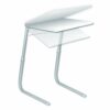 Table Mate Folding Auxiliary Table TV 6 Levels of Height, 3 Different Corners/Computer Table, Drawing, Eating./ Foldable/Supports Up to 25kg