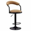 DINGZZ Counter Height Bar Stools Set of Swivel BarStools for Kitchen Stool Height Adjustable Counter Stool Barstools Dining Chair with Back (Colo