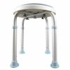 Bath Stools,Shower Stool Adjustable Height Old Bath Chair Pregnant Women Non-Slip Aluminum Alloy Anti-Skid Bath Stool with Swivel Swivel Chair