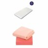 ClevaMama ClevaFoam Support Mattress with Waterproof Cotton Mattress Protector, 70 x 140 cm (bundle)