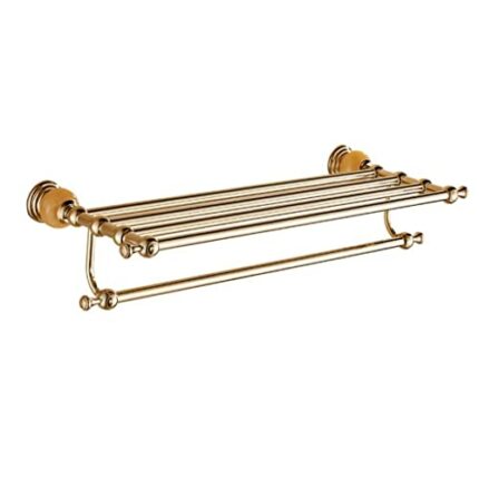 HIGOH Towel Racks, Bathroom Towel Rack Wall Mounted Towel Holder,European Styleen Towel Rack,Bathroom Rack,Perforated Bath Towel Holder,Towel Bar