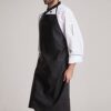 ALREMO HUANGXING - Waterproof Rubber Vinyl Apron,Oil Resistant Leather Aprons,Heavy Duty Industrial Bib Apron for Kitchen, Cooking, Grilling,Dish