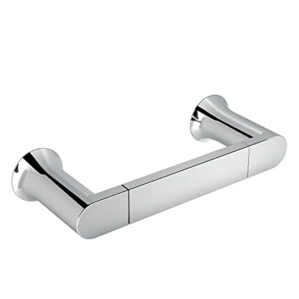 Moen BH3886CH Genta Modern Double Post Bathroom Hand Towel Bar, Chrome