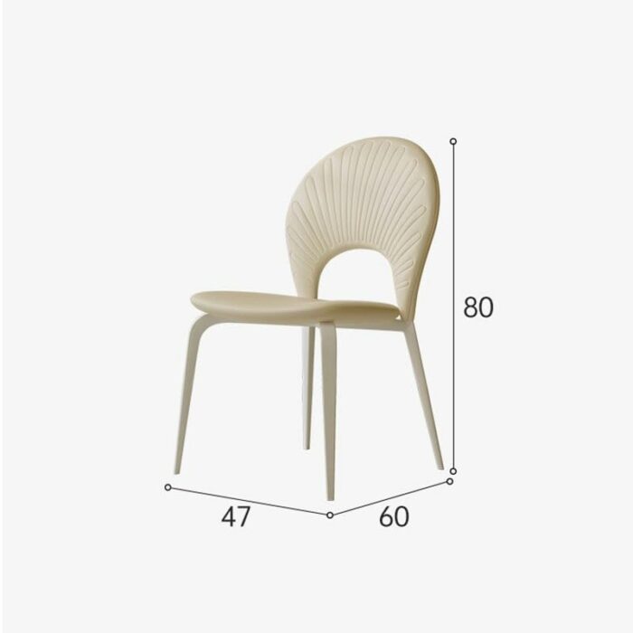 WALNUT Dining Chair Back Kitchen Dinning Tables Chairs Living Room Lounge Decoration Living Room Chair (Color : Argento, Size : Light Grey)