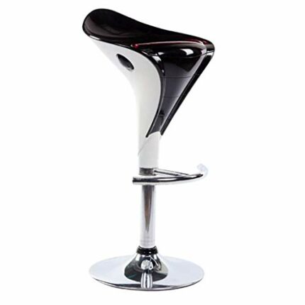 LEIGE Bar Stools Counter Height Adjustable Bar Chairs of Swivel Bar Stool Kitchen Counter Stools Dining Chairs (Color : Svart)