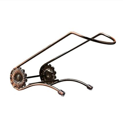 NEOCHY Wrought Iron Wine Rack Home Wine Bottle Cabinet Decorative Ornaments Wine Shelf Stand for Bar Kitchen Basement