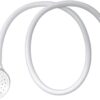 ONEBRAND White Bath Sink Single Tap Shower Attachment Head Hose Spray -Washing/Dresser Hair Pet - Push On Mixer - Suitable for Round Hose Not Uni