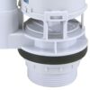 Toilet Dual Flush Valve with Push Button Toilet Flush System Replacement Adjustable Universal 1.5" or 2" Outlet 300mm Cable Cistern Flush Replace