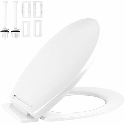 Toilet Seat Soft Close (UK Company) Bathroom White Toilet Seat