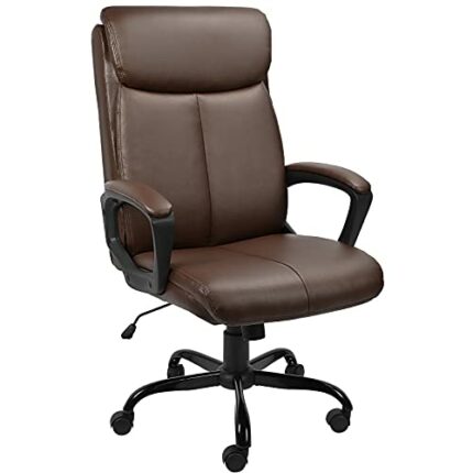 BASETBL F005 Executive Office Chair, Ergonomic Computer Desk Chair, Padded Comfy Gaming Chair, Manager Work PC Chair Multi-zone Support Skin-frie
