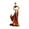 European Nordic Style Wine Rack Folding Fan Beauty Girl Statue Resin Figurines Champagne Bottle Holder Desktop Decor Resin Wine Rack