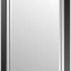 Black And Silver Bevelled Venetian Wall Mirror 3Ft X 2Ft (91cm X 61cm)