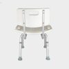 Bath Stools,Shower Stool Bath Chair Bathroom Seat - Lightweight Aluminum - Portable - with Backrest - Height Adjustable for The Elderly with Disa