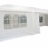 Airwave 3m x 9m Party Tent Marquee with Side Panels, 3 Windbars Included, Church Style Windows, Ideal for Large Outdoor Spaces, Perfect for Short