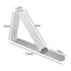 XHNFCU 14 Pack Stainless Steel Tablecloth Clips Silver Table Cover Clamps, Table Cloth Holders, for Parties, Dining, Party, Camping, Outside