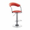 DINGZZ Counter Height Bar Stools Set of Swivel BarStools for Kitchen Stool Height Adjustable Counter Stool Barstools Dining Chair with Back (Colo