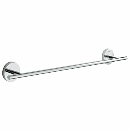 GROHE BauCosmopolitan Towel Rail - Bathroom Wall Mounted Towel Holder (Metal, Concealed Fastening, Including Screws and Dowels, Suitable for Glui