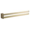 BGL Chrome Swivel Towel Rail,Stainless Steel Bathroon Kitchen Wall Mounted Towel Rack Holder with 2 Swivel Bars