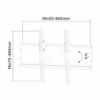 Newstar PLASMA-W100 TV/Monitor Wall Mount (fixed) for 37-85" Screen - Silver
