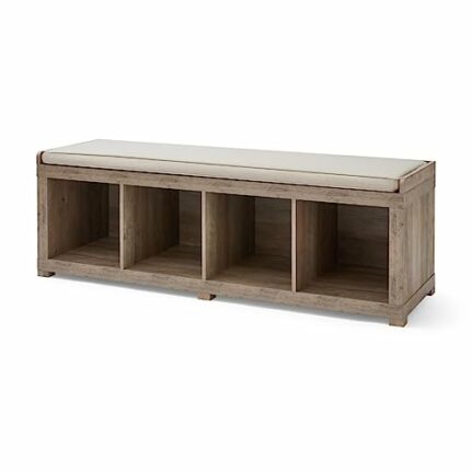 SDFGH 4-Cube Storage Bench Can Sit Shoe Rack Sitting To Change Shoes Convenient and Quick Storage Cabinet