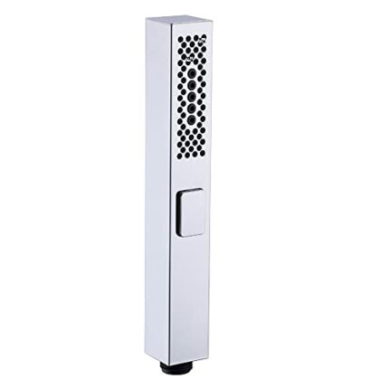 Handheld Shower Head,Bigemai 3 Modes High Pressure Square Shower Head for Bath, Water Saving Chrome Finish (Silver)