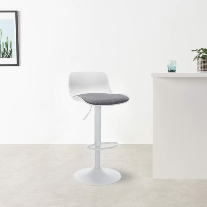 LEIGE Bar Stools Set Of 2 For Kitchen Counter Adjustable Counter Height, Tall Barstools Kitchen Island Stools