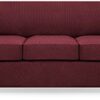 Carvapet High Stretch Fit Sofa Cover 2 Seater with 2 Seat Cushion Covers, Thick & Washable Plush Jacquard Sofa Slipcover for Living Room Furnitur