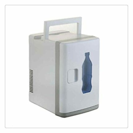 Hbao 10L Mini Fridge Auto Portable Refrigerator Cooler Heater Small Freezer Car Home White Summer Storage Icebox with Handle