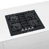 Bosch Series 4 60cm Gas on Glass 4 Burner Gas Hob - Black