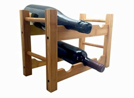 Vin Bouquet FIC 118 Bamboo rack 6 bottles. Easy assembly and easy to joint more units