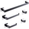 TURS 5-Pieces Bathroom Hardware Accessories Set Stainless Steel Brushed Gold Towel Bar Holder Sets, Wall Mounted,Q7LSJ-P5