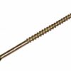 Timber Wolf TW40040 Woodscrews - 4.0 x 40mm - Box of 100, Zinc & Yellow (Gold)