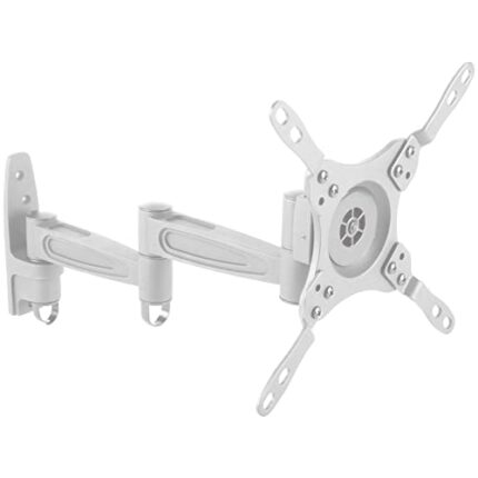Intec brackets White Cantilever arm Swivel and tilt TV bracket, Fits 17”-40” Inch TV’s - LG Samsung Sony Toshiba and most other Major Brands – LE