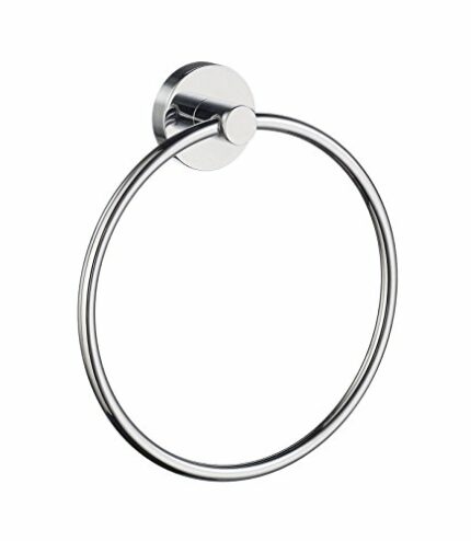 Smedbo "Home" Towel Ring, Polished Chrome, 17 x 17 x 3.6 cm