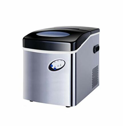 JFJL Portable Ice Maker Machine for Countertop - Makes 66 Lbs of Ice Per 24 Hours - Ice Cubes Ready in 8 Minutes - 2.5 Lb Ice Storage Electric Ic