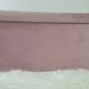 Soft Velvet Diamante Ottoman Folding Storage Box Footstool Seat 2size (blush pink, 38x76x38cm)