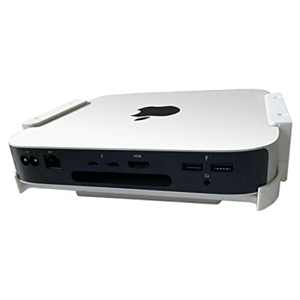 Hosanwell Mac Mini Mount - Custom Mount for Mac Mini M1, Under Desk Mount Wall Mount Bracket VESA Small Factor PC Desktop Hidden Mount Multiple I