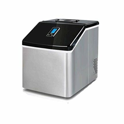 SBSNH Ice Maker- Capacity Stainless Steel Ice Maker, Silver