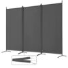 Spurgehom Room Divider,3 Panel Folding Partition Privacy Screens, Freestanding Fabric Room Panel, Portable Folding Room Divider Wall for Office,