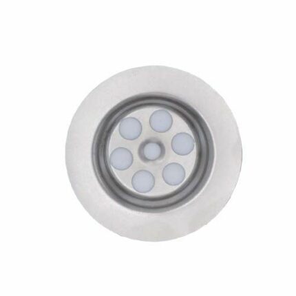 Sink Plug Hole Cover 63mm Diameter Grill Steel Replacement Universal 1¼" BSP