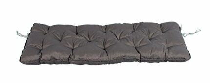 Ambientehome Auflage für 3er Bank ca. 150 x 50 x 10 cm Polsterauflage Bankauflage Cushion, Grey